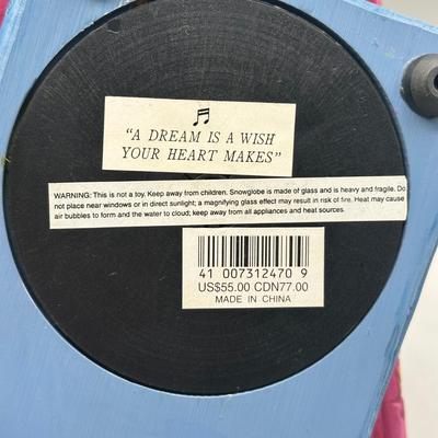 LOT 41: Vintage Disney Cinderella Musical Snow Globe