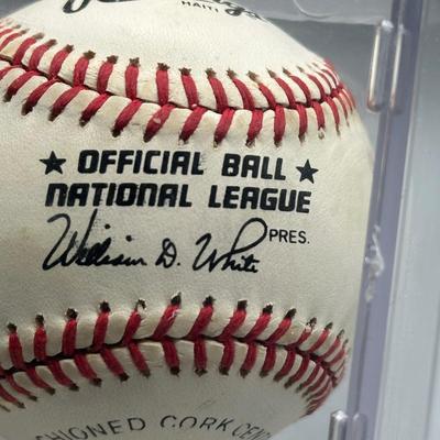 LOT 43: Steve Carlton Signed/Authenticated Baseball & Ricky Bottalico Signed Baseball