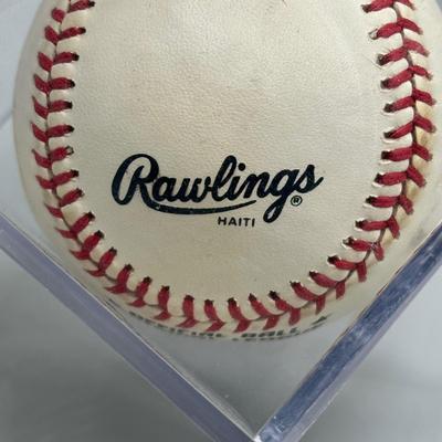 LOT 43: Steve Carlton Signed/Authenticated Baseball & Ricky Bottalico Signed Baseball