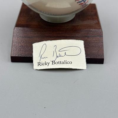 LOT 43: Steve Carlton Signed/Authenticated Baseball & Ricky Bottalico Signed Baseball