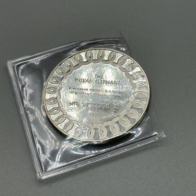 LOT 44: 1977 Franklin Mint Good Luck Sterling Silver Medal Collection - 12 Medals + COAs