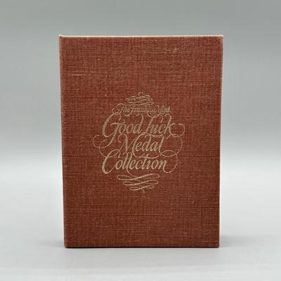 LOT 44: 1977 Franklin Mint Good Luck Sterling Silver Medal Collection - 12 Medals + COAs