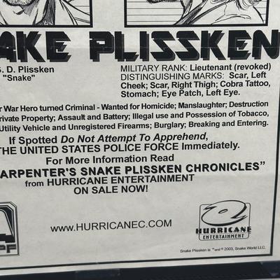 LOT 45: Collection of Signed Snake Plissken Chronicles Comic Books and More