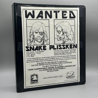 LOT 45: Collection of Signed Snake Plissken Chronicles Comic Books and More