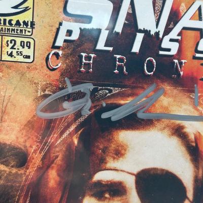LOT 45: Collection of Signed Snake Plissken Chronicles Comic Books and More
