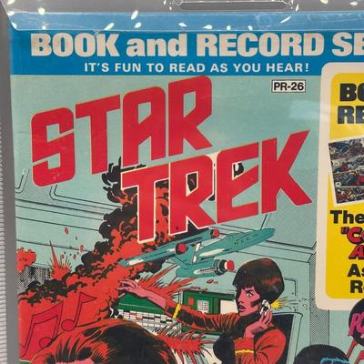 LOT 46: Three Star Trek Book & Record Sets