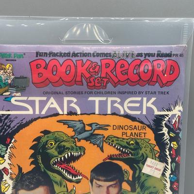 LOT 46: Three Star Trek Book & Record Sets