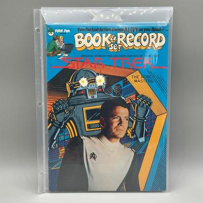 LOT 46: Three Star Trek Book & Record Sets