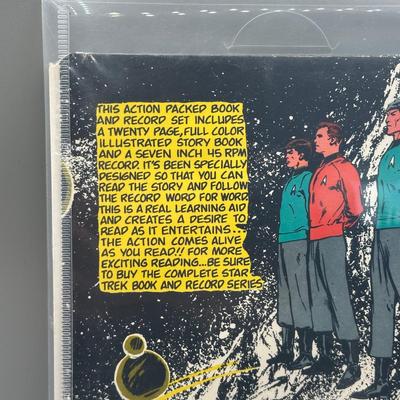 LOT 46: Three Star Trek Book & Record Sets