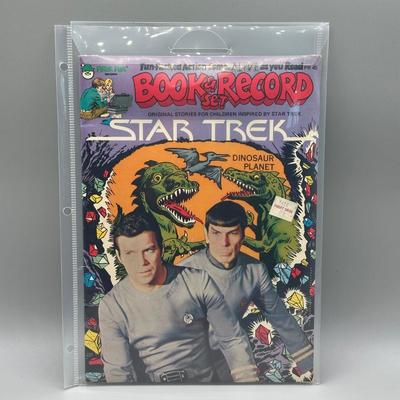 LOT 46: Three Star Trek Book & Record Sets