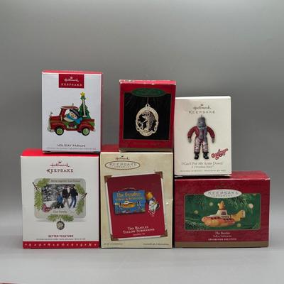 LOT 48: Hallmark Keepsake Tree Ornaments & More - Pirates Of The Caribbean, The Nightmare Before Christmas & More