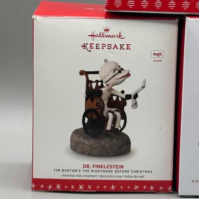 LOT 48: Hallmark Keepsake Tree Ornaments & More - Pirates Of The Caribbean, The Nightmare Before Christmas & More