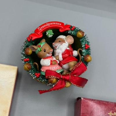 LOT 48: Hallmark Keepsake Tree Ornaments & More - Pirates Of The Caribbean, The Nightmare Before Christmas & More