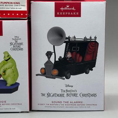 LOT 48: Hallmark Keepsake Tree Ornaments & More - Pirates Of The Caribbean, The Nightmare Before Christmas & More