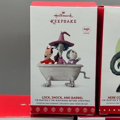 LOT 48: Hallmark Keepsake Tree Ornaments & More - Pirates Of The Caribbean, The Nightmare Before Christmas & More