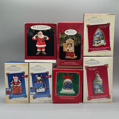 LOT 49: Hallmark Keepsake Tree Ornament Collection w/ Tote & Hallmark Magic Cord Included