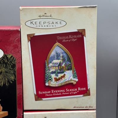 LOT 49: Hallmark Keepsake Tree Ornament Collection w/ Tote & Hallmark Magic Cord Included