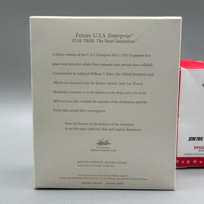 LOT 50: Star Trek Themed Hallmark Keepsake Ornaments