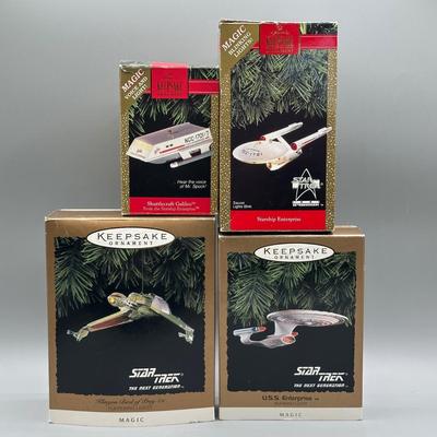 LOT 50: Star Trek Themed Hallmark Keepsake Ornaments