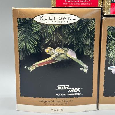 LOT 50: Star Trek Themed Hallmark Keepsake Ornaments