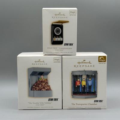LOT 50: Star Trek Themed Hallmark Keepsake Ornaments