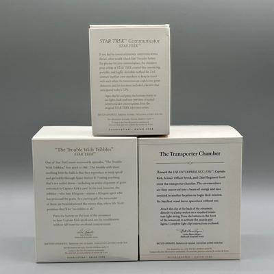 LOT 50: Star Trek Themed Hallmark Keepsake Ornaments