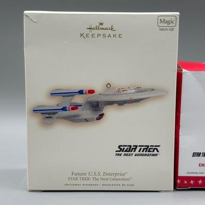 LOT 50: Star Trek Themed Hallmark Keepsake Ornaments