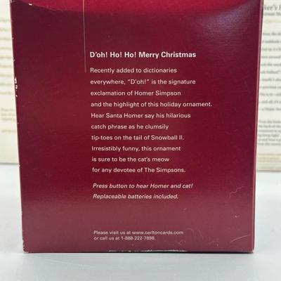 LOT 51: Hallmark Keepsake Ornaments - A Christmas Story, The Simpsons, Looney Tunes & More