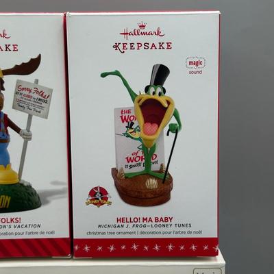 LOT 51: Hallmark Keepsake Ornaments - A Christmas Story, The Simpsons, Looney Tunes & More