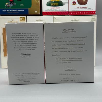 LOT 51: Hallmark Keepsake Ornaments - A Christmas Story, The Simpsons, Looney Tunes & More