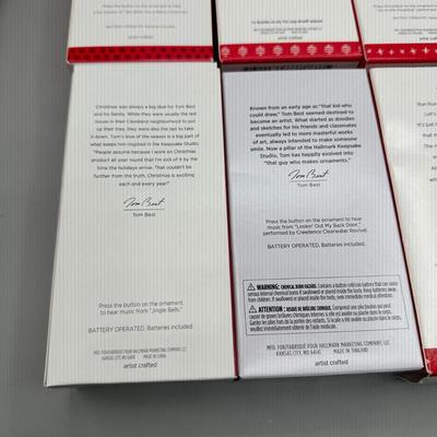 LOT 52: Guitar Themed Hallmark Keepsake Ornaments