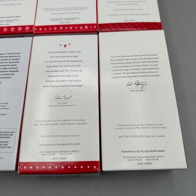 LOT 52: Guitar Themed Hallmark Keepsake Ornaments