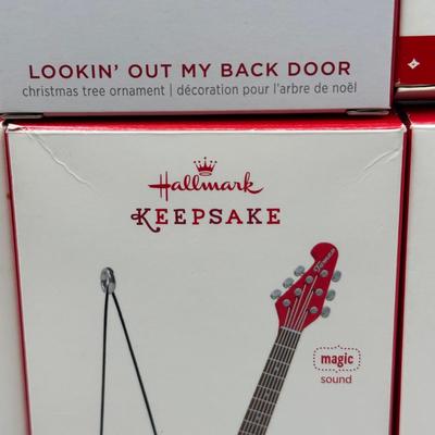 LOT 52: Guitar Themed Hallmark Keepsake Ornaments