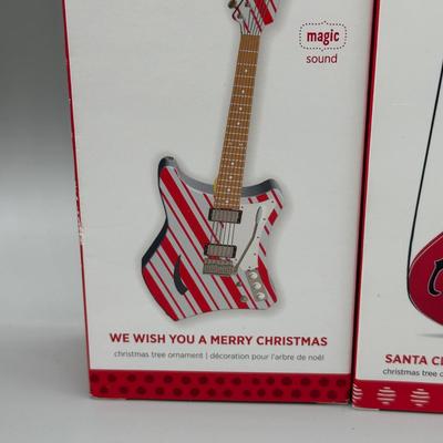 LOT 52: Guitar Themed Hallmark Keepsake Ornaments