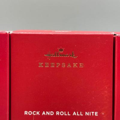 LOT 52: Guitar Themed Hallmark Keepsake Ornaments