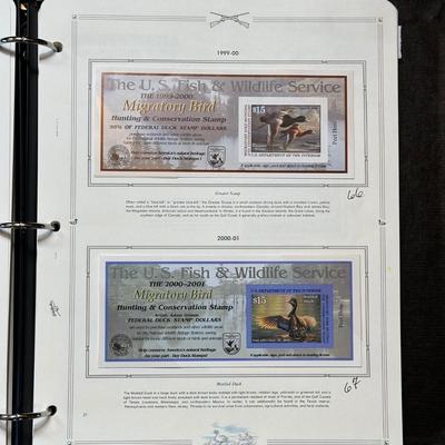 LOT 53: Migratory Bird Hunting Stamps / The Heritage Collection Stamp Albums