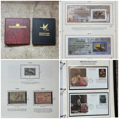 LOT 53: Migratory Bird Hunting Stamps / The Heritage Collection Stamp Albums