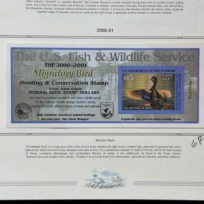 LOT 53: Migratory Bird Hunting Stamps / The Heritage Collection Stamp Albums