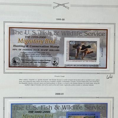 LOT 53: Migratory Bird Hunting Stamps / The Heritage Collection Stamp Albums