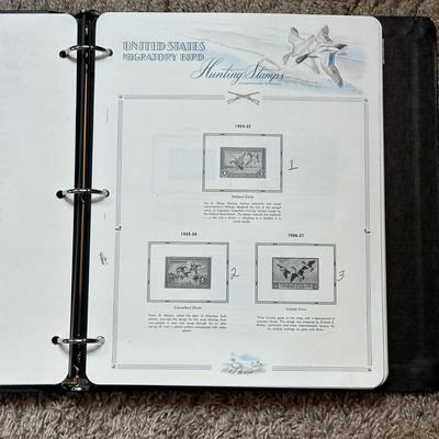 LOT 53: Migratory Bird Hunting Stamps / The Heritage Collection Stamp Albums