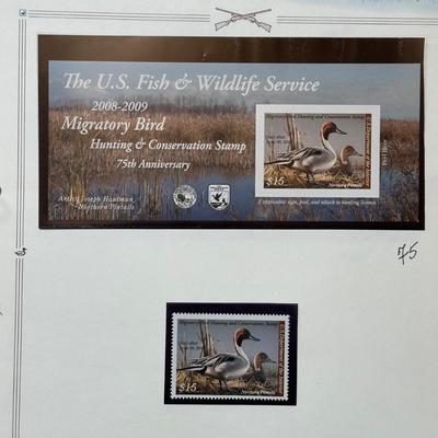 LOT 53: Migratory Bird Hunting Stamps / The Heritage Collection Stamp Albums