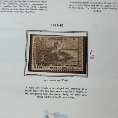 LOT 53: Migratory Bird Hunting Stamps / The Heritage Collection Stamp Albums