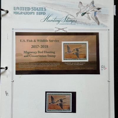 LOT 53: Migratory Bird Hunting Stamps / The Heritage Collection Stamp Albums