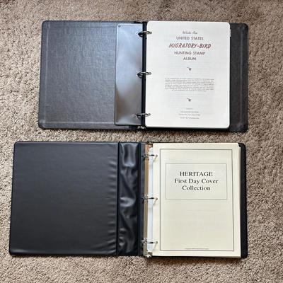 LOT 53: Migratory Bird Hunting Stamps / The Heritage Collection Stamp Albums