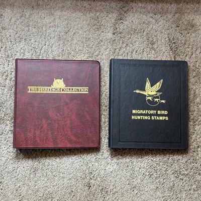 LOT 53: Migratory Bird Hunting Stamps / The Heritage Collection Stamp Albums