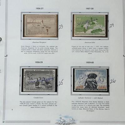 LOT 53: Migratory Bird Hunting Stamps / The Heritage Collection Stamp Albums