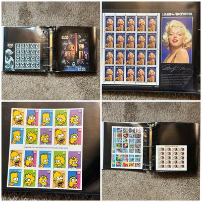 LOT 54: Stamp Collection - Two Albums Full Of Assorted Stamps!