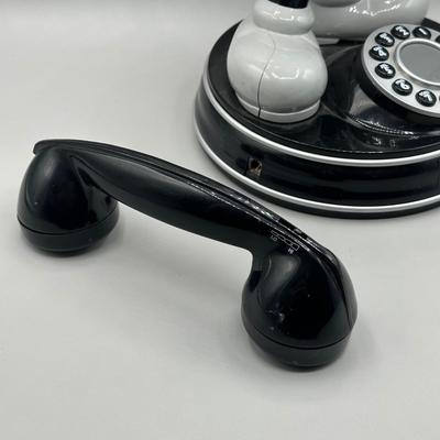 LOT NT: Vintage Black & White Disney Mickey Mouse Telephone