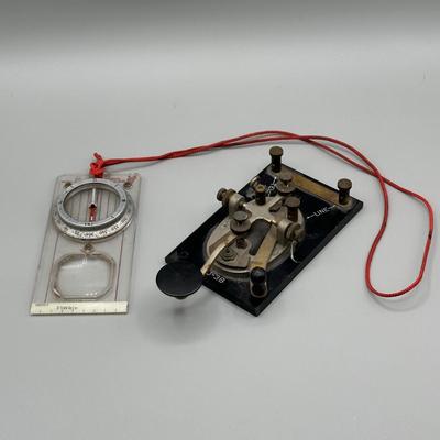 LOT 57: Vintage J-38 Telegraph & Compass