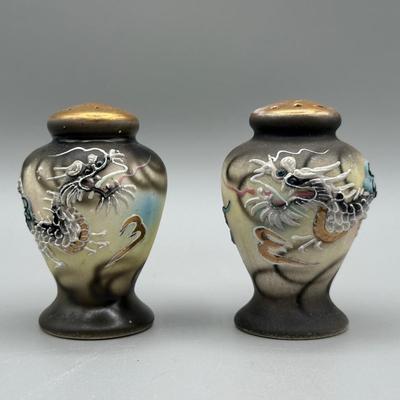 LOT 60: Vintage Noritake China Vegetable Dish & Made In Japan Shakers